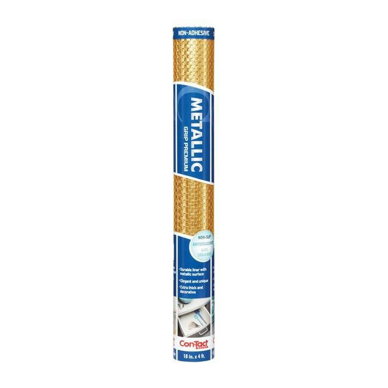 Picture of Con-Tact 6515696 4 ft. x 18 in. Grip Premium Gold Non Adhesive Shelf Liner