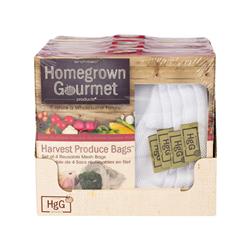 Picture of Architec 6507339 Homegrown Gourmet Produce Bags  White - Extra Large