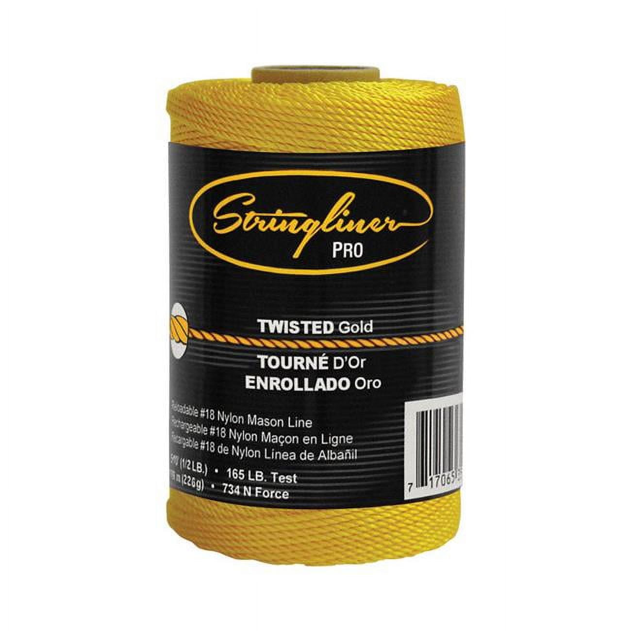 Stringliner #18 Construction Replacement Roll Twisted Gold 540 ft - 35400