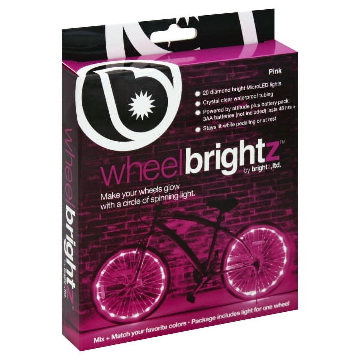 Picture of Brightz 9700360 Wheelbrightz Bicycle LED Light Kit  Pink