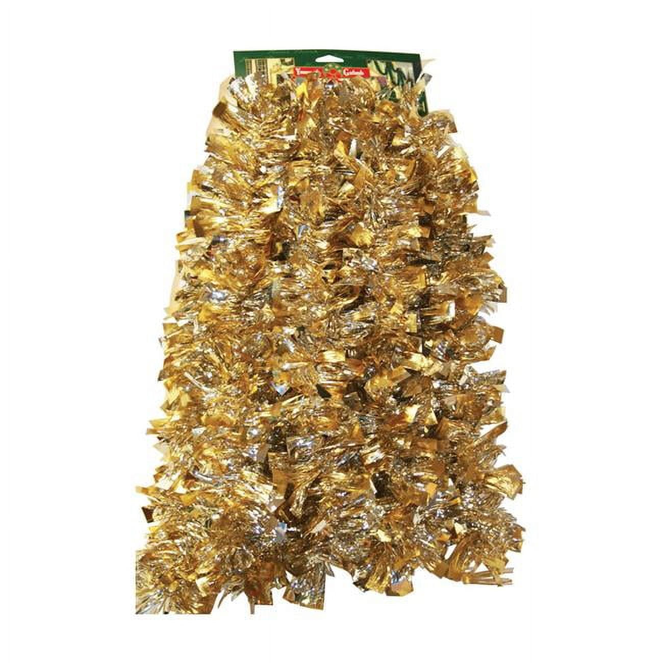 2 in. x 12 ft. Gold & Silver Garland- pack of 6