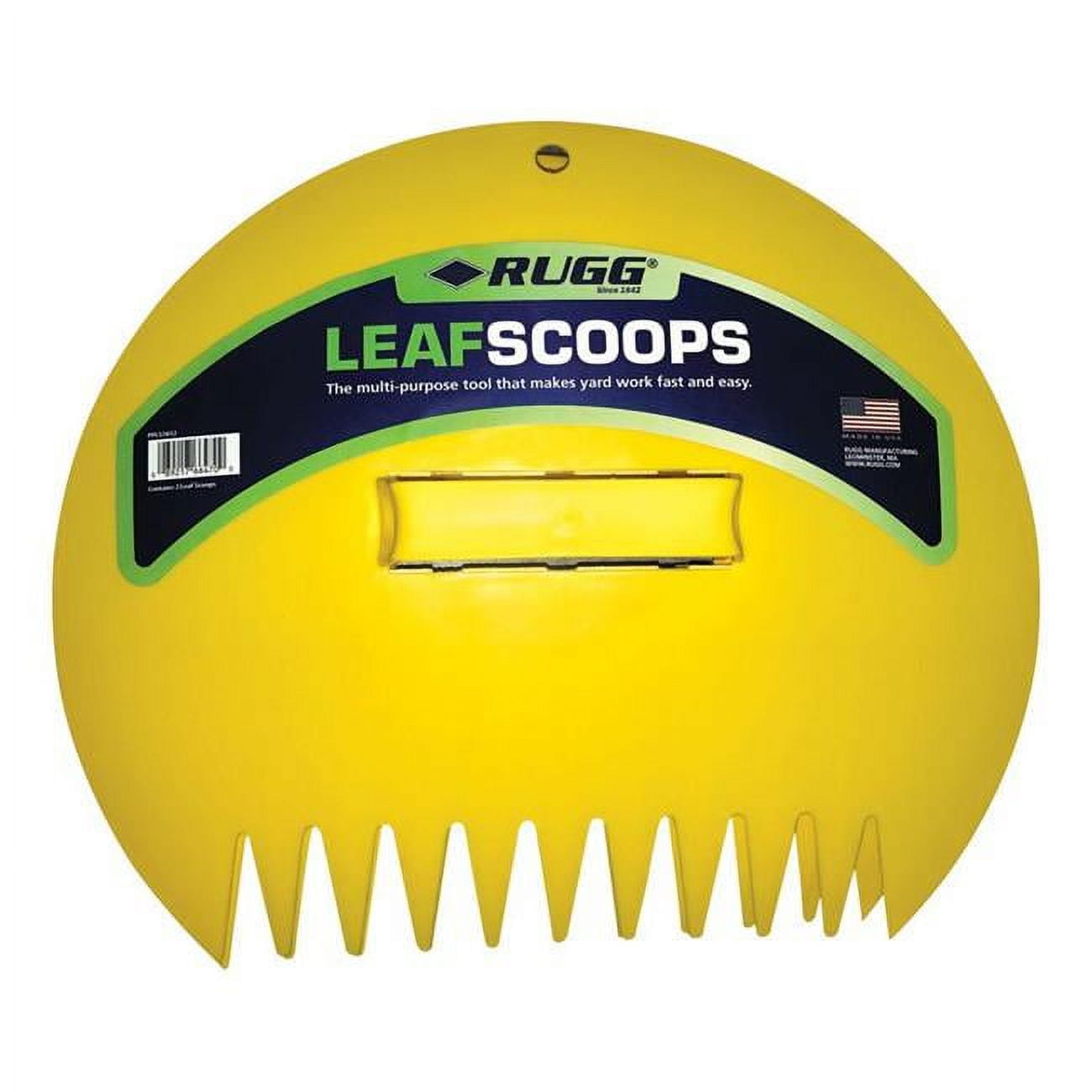 Leaf Scoop, Plastic Blade, Plastic Handle Pair