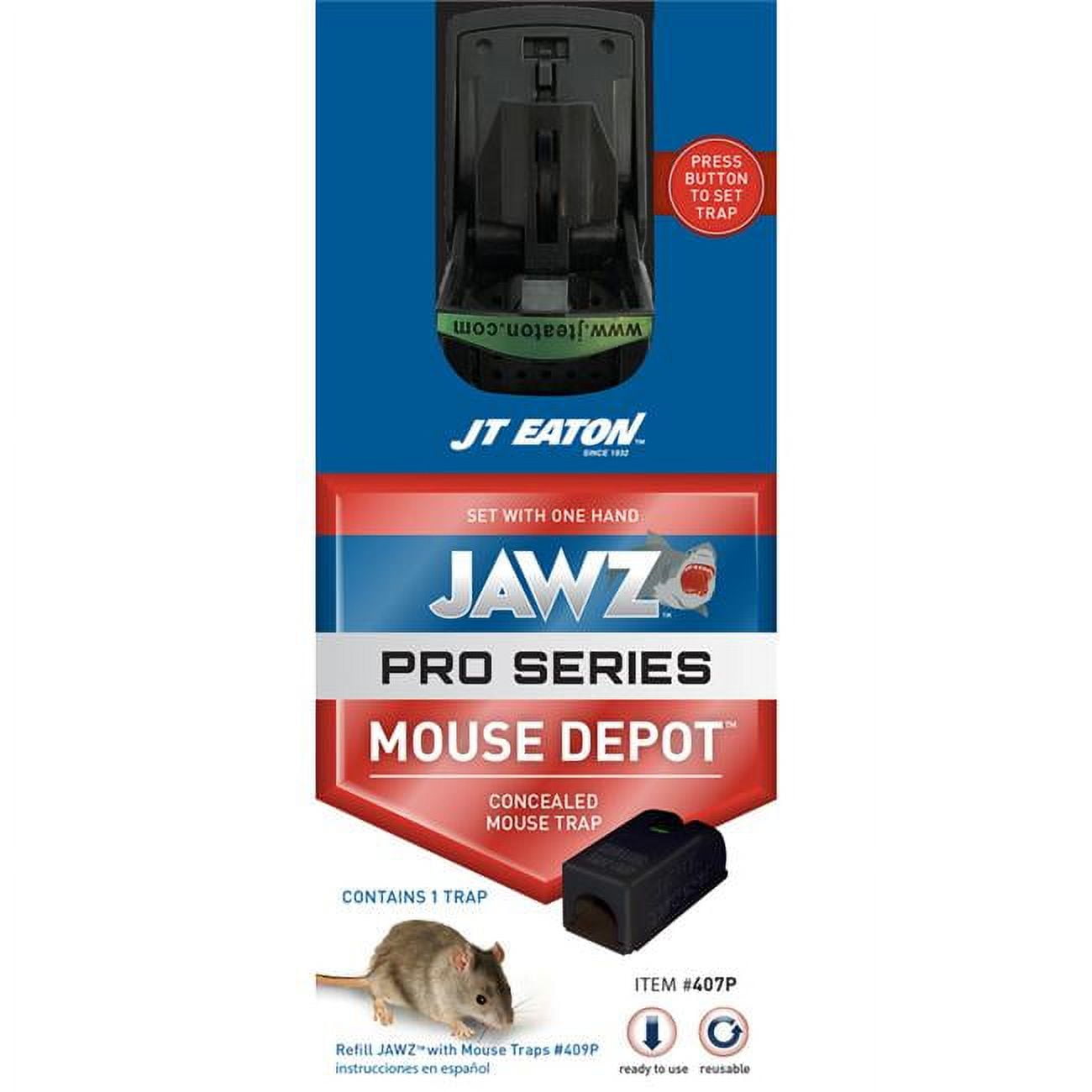 Picture of JT Eaton 7567266 JAWZ Pro Series Mouse Depot Small Concealed Animal Trap for Mice