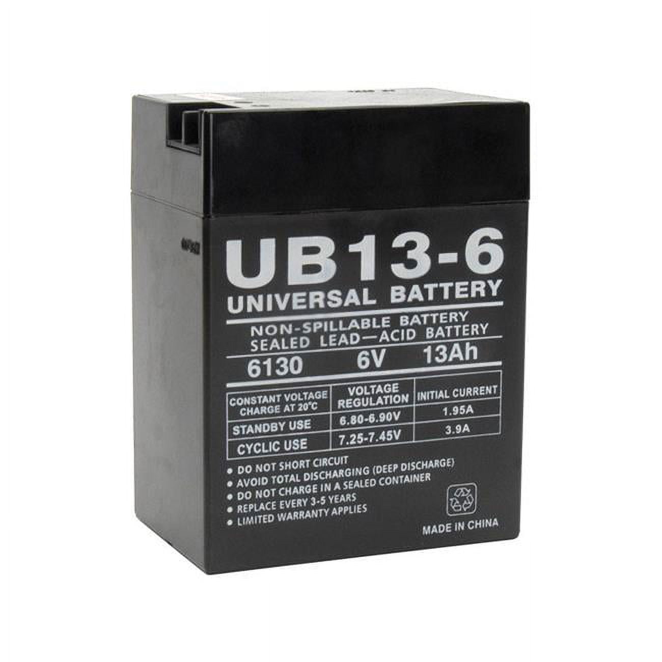 Picture of UPG 8292377 13 amp Sealed Lead Acid Automotive Battery, Pack of 2