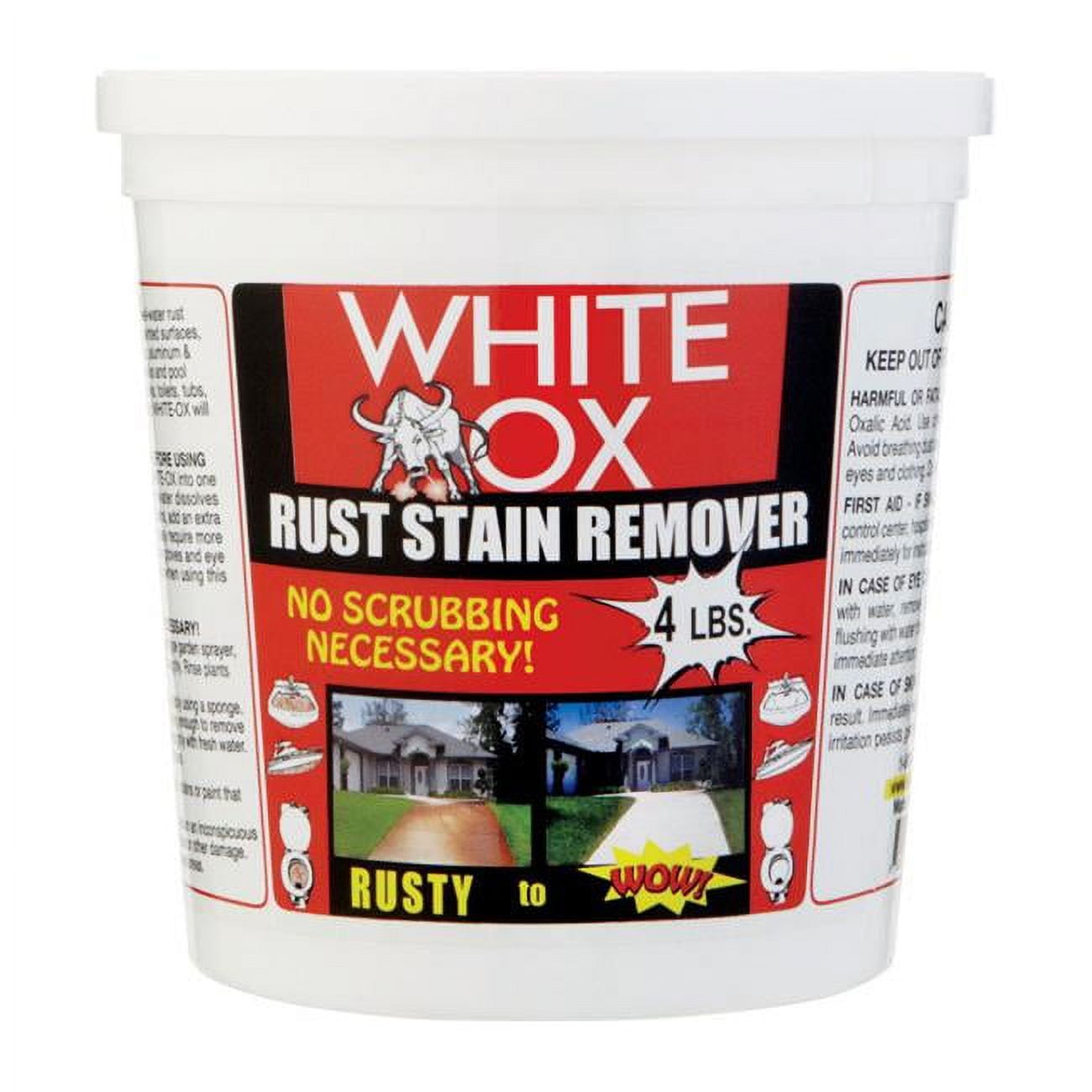 Picture of White-OX 1483247 4 lbs Rust Remover Crystals