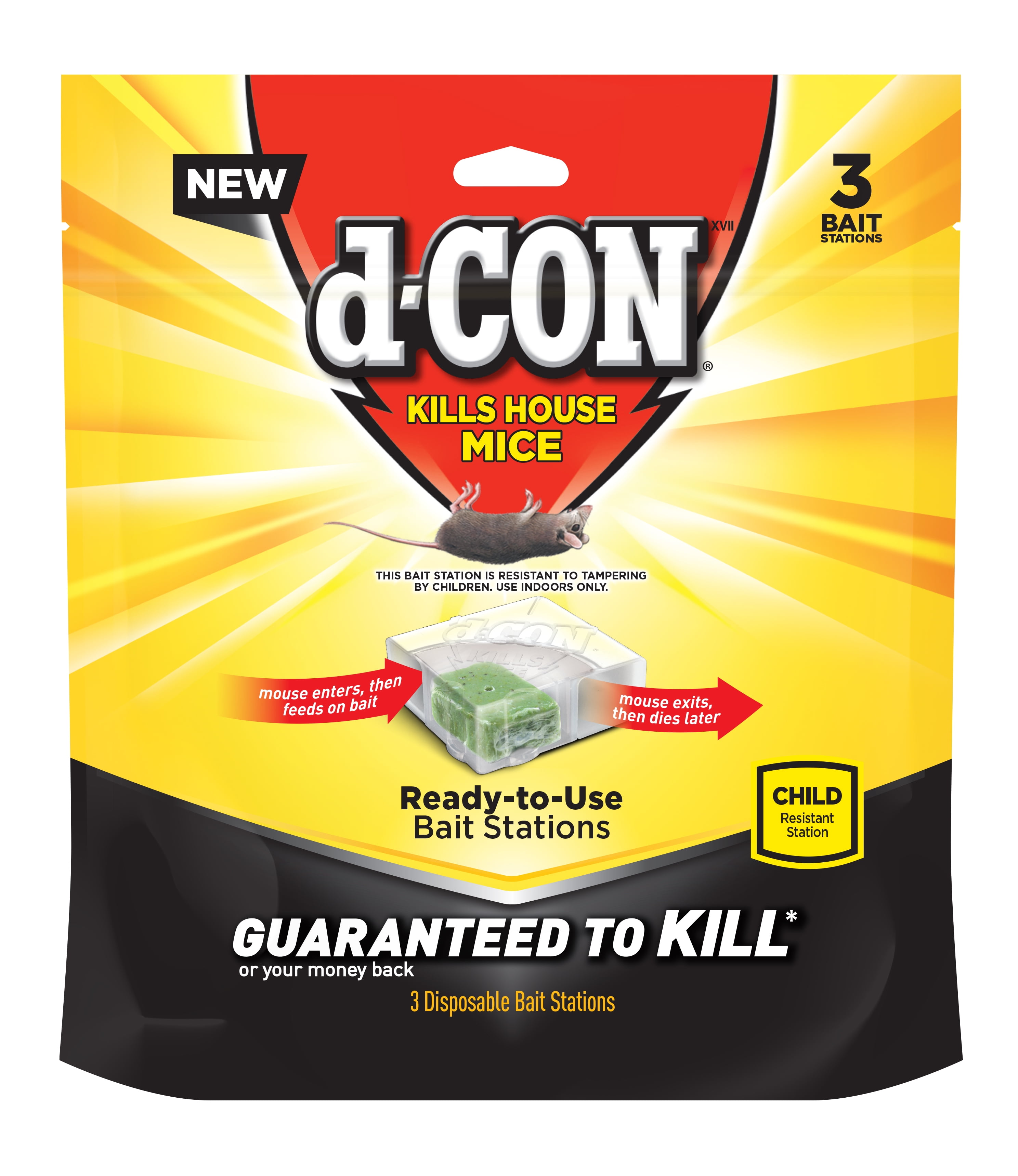 Mice Disposable Bait Station - 3 count