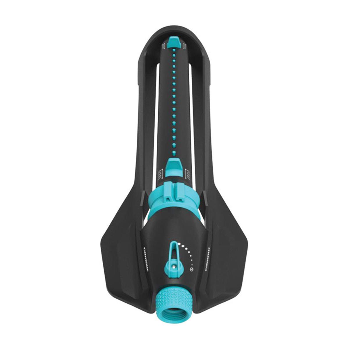 Oscillating Sprinkler - Green - Adjustable Coverage - Durable Plastic
