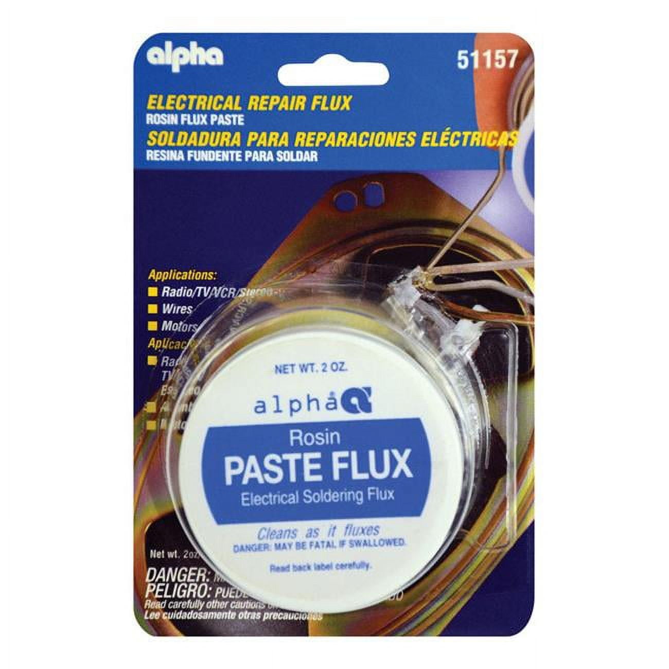 Picture of Alpha Metals 2488617 2 oz Electrical Rosin Flux Paste for Electrical Soldering