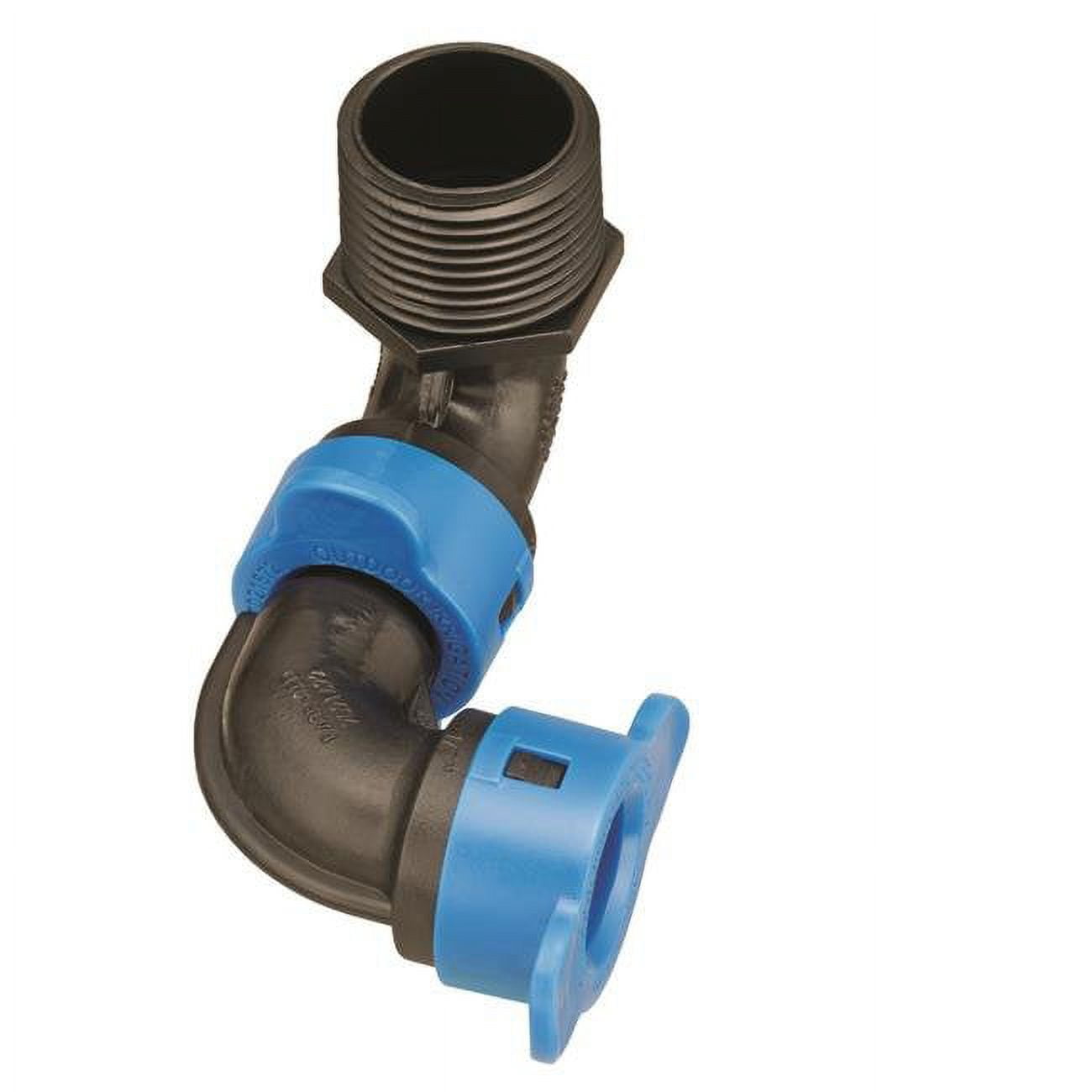0.75 in. Blu-Lock Swing Joint, Black & Blue
