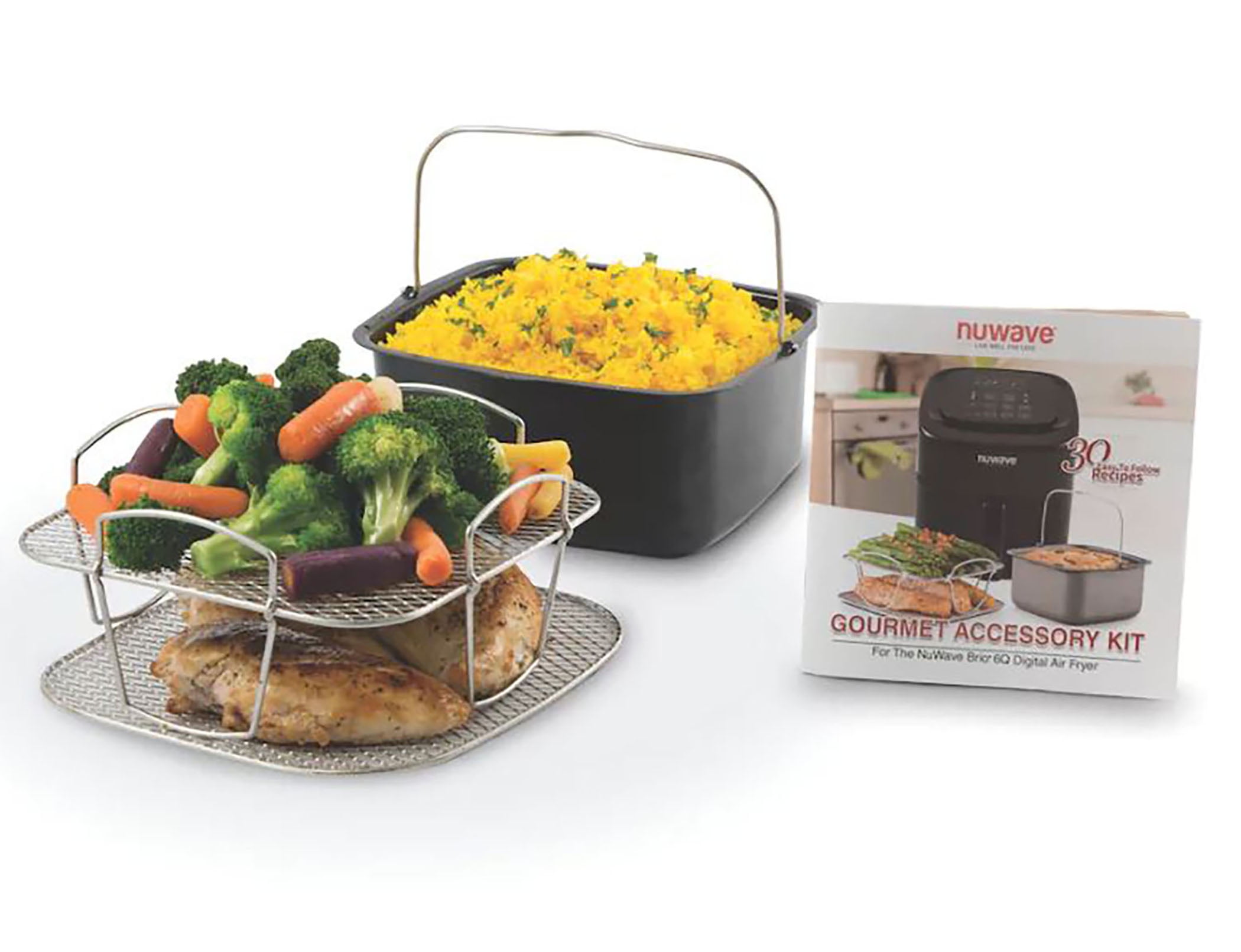 Picture of Nuwave 6564678 6 qt. Brio Gourmet Accessory Kit&#44; Assorted