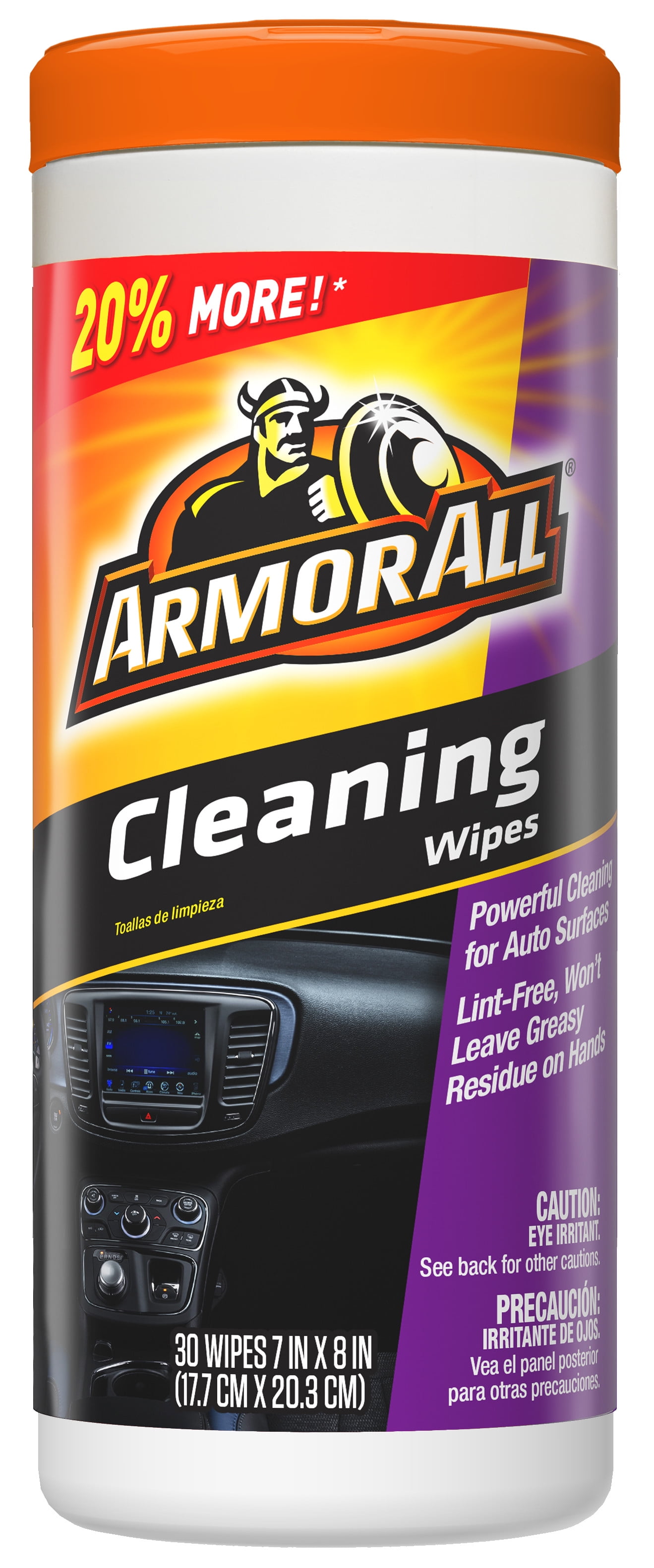 Picture of Armor All 8112302 Vinyl&#44; Leather & Rubber Cleaner&#44; Assorted - 25 Wipes