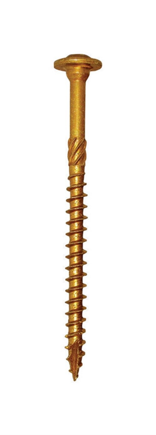 Picture of GRK Fasteners 5913272 0.31 x 3.5 in. Star Self Tapping Zinc Construction Screws, Yellow