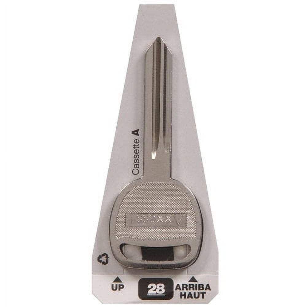 5931829 Automotive 28-Double Sided Universal Key Blank for Buick, Assorted - Pack of 4