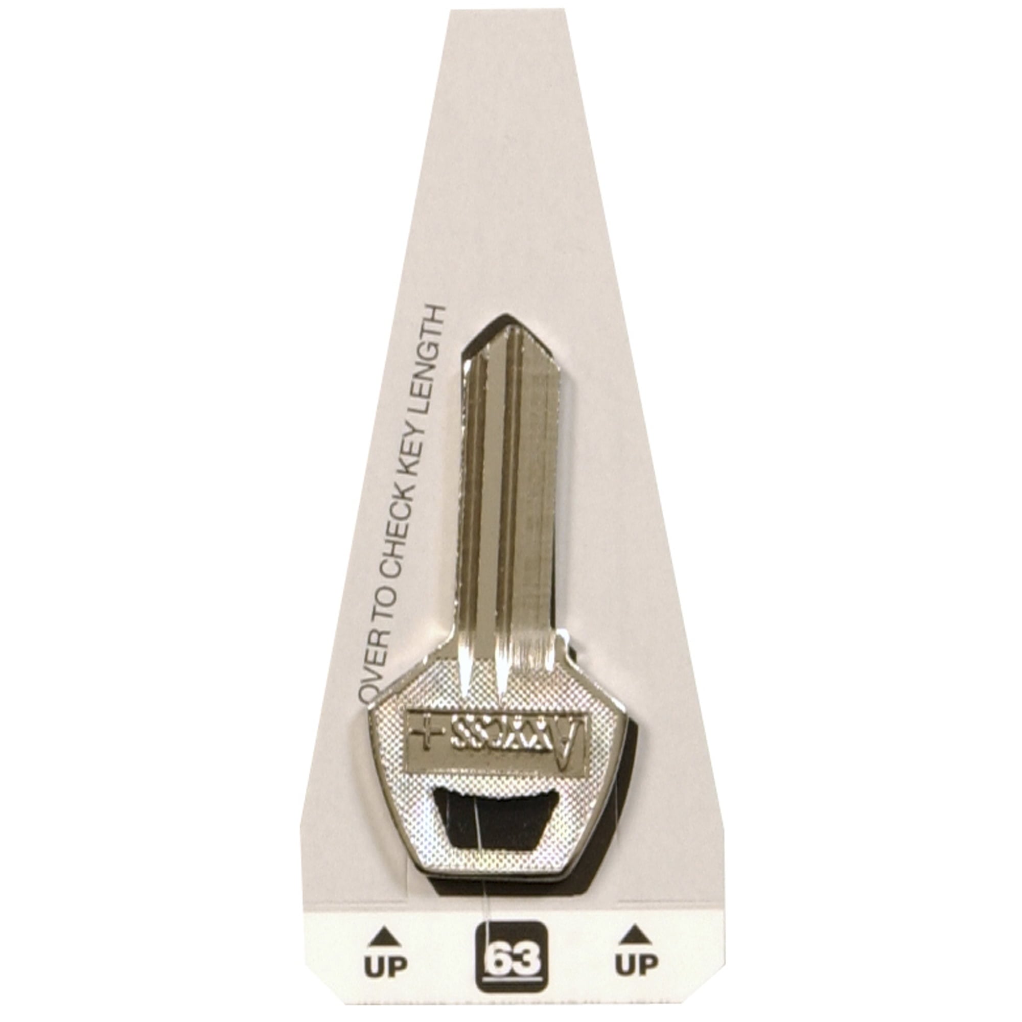 5930813 House of Office 63-Single Sided Universal Key Blank, Assorted - Pack of 4