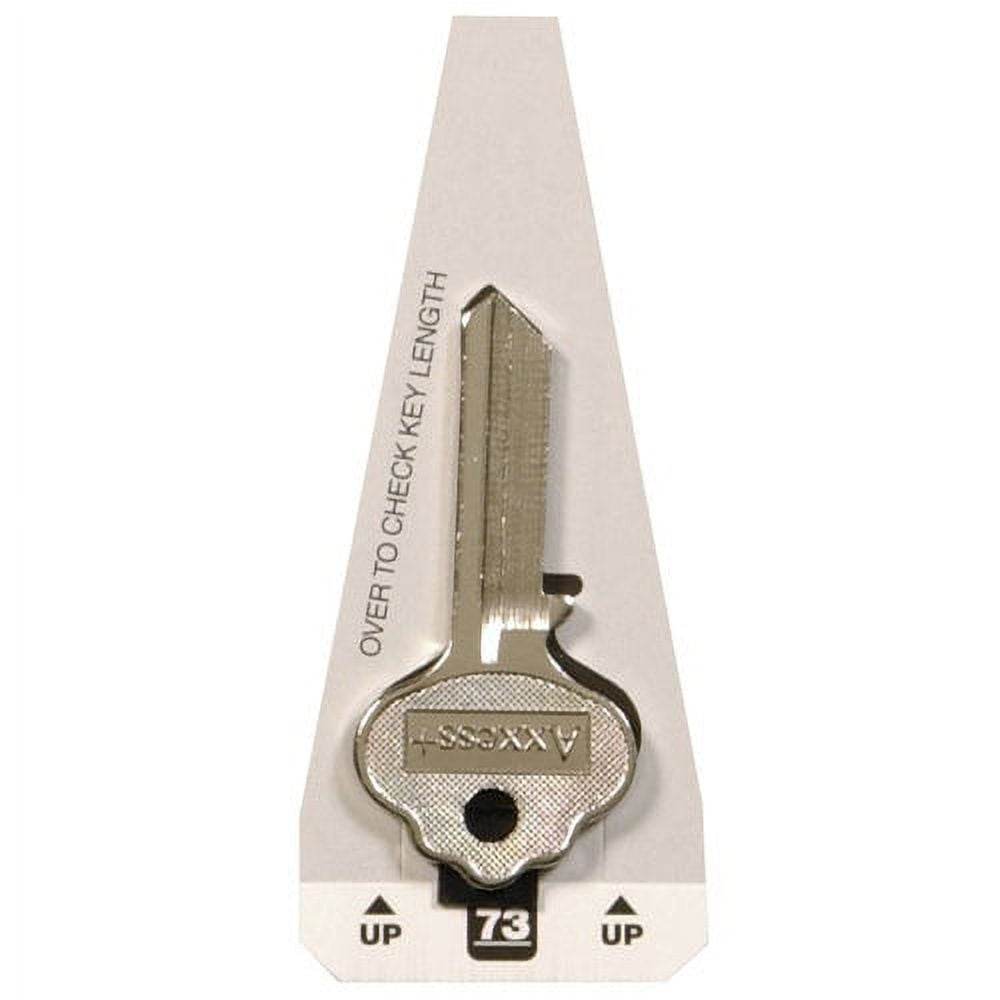 House of Office 73-Single Sided Universal Key Blank, Assorted - Pack of 4