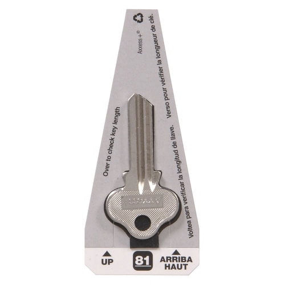 5927785 House of Office 81-Single Sided Universal Key Blank, Assorted - Pack of 4