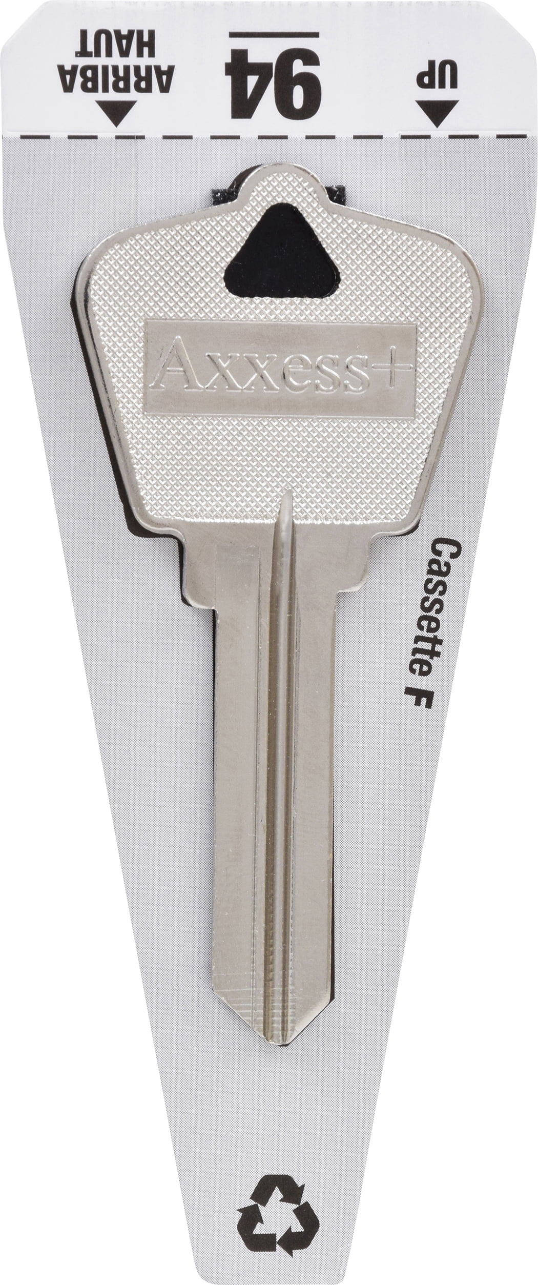 5927371 House of Office 94-Single Sided Universal Key Blank, Assorted - Pack of 4