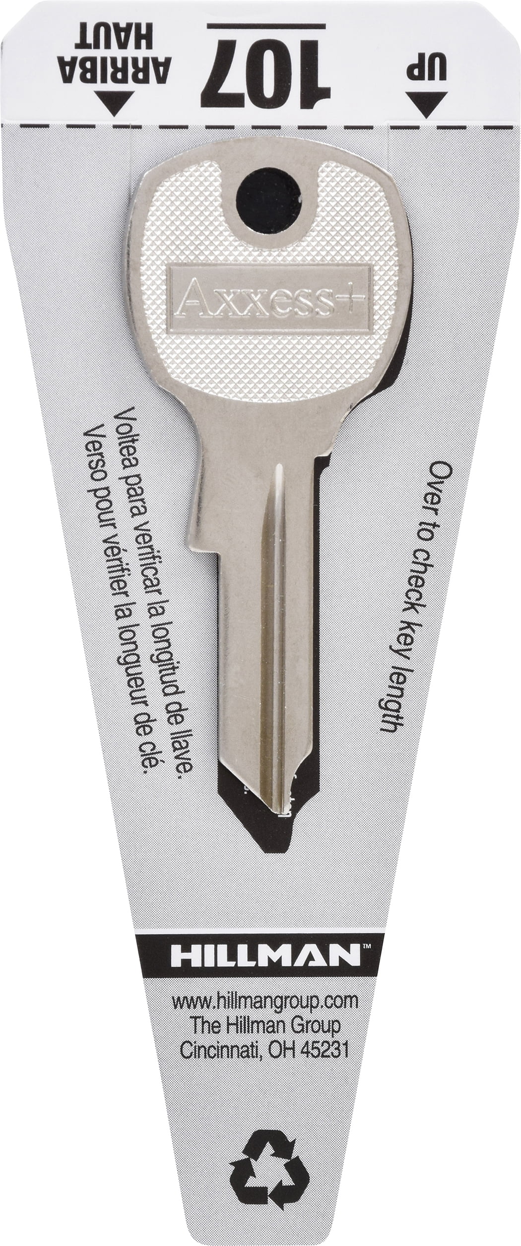 5929831 House of Office 107-Single Sided Universal Key Blank, Assorted - Pack of 10
