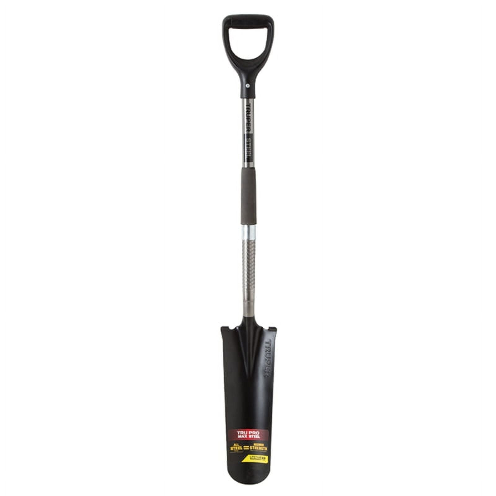 16 x 6.25 x 27 in. D-Handle Steel Drain Spade Steel, Assorted