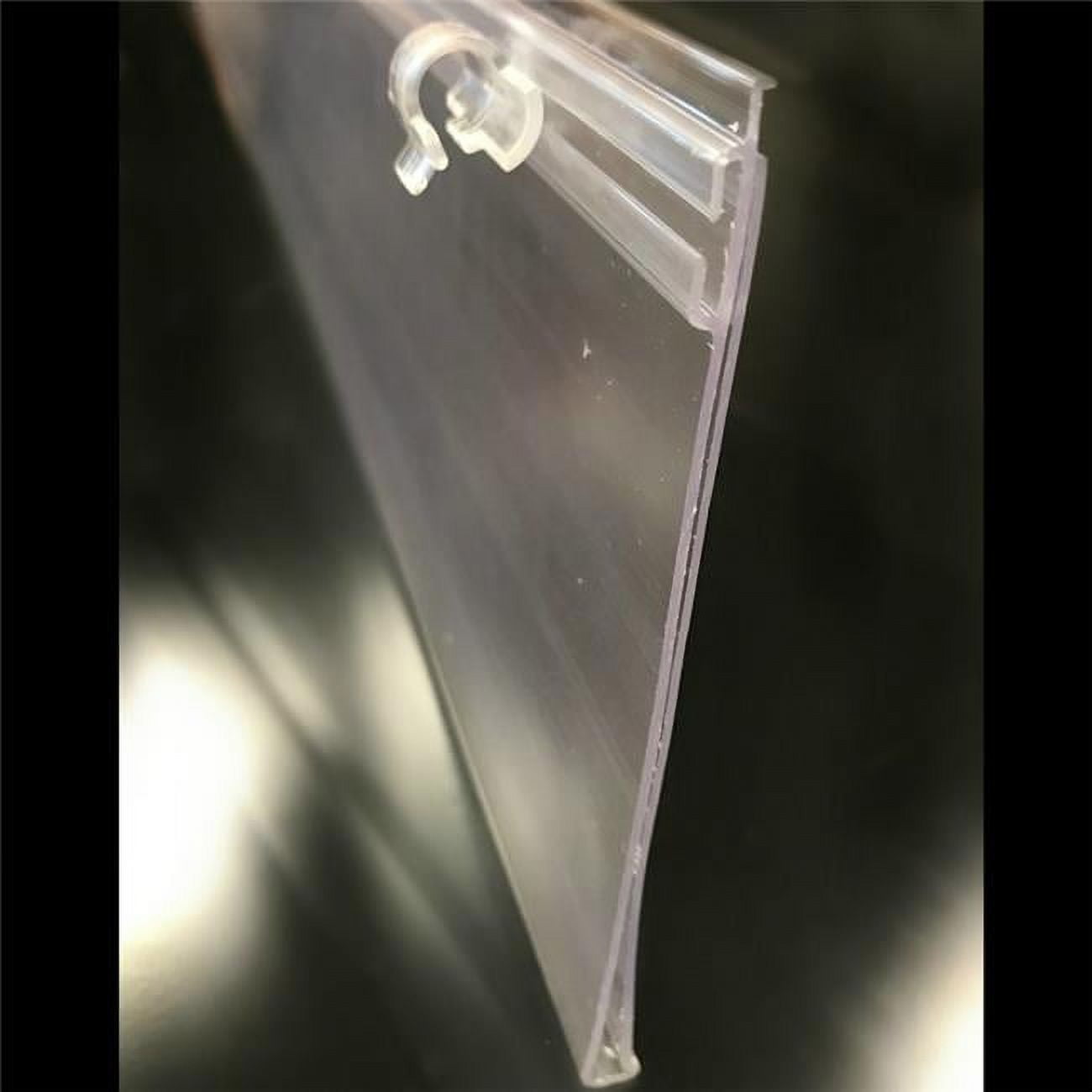 9700832 4.75 x 0.67 x 23.625 in. Large POP Ticket Holder Plastic, Clear - Pack of 10