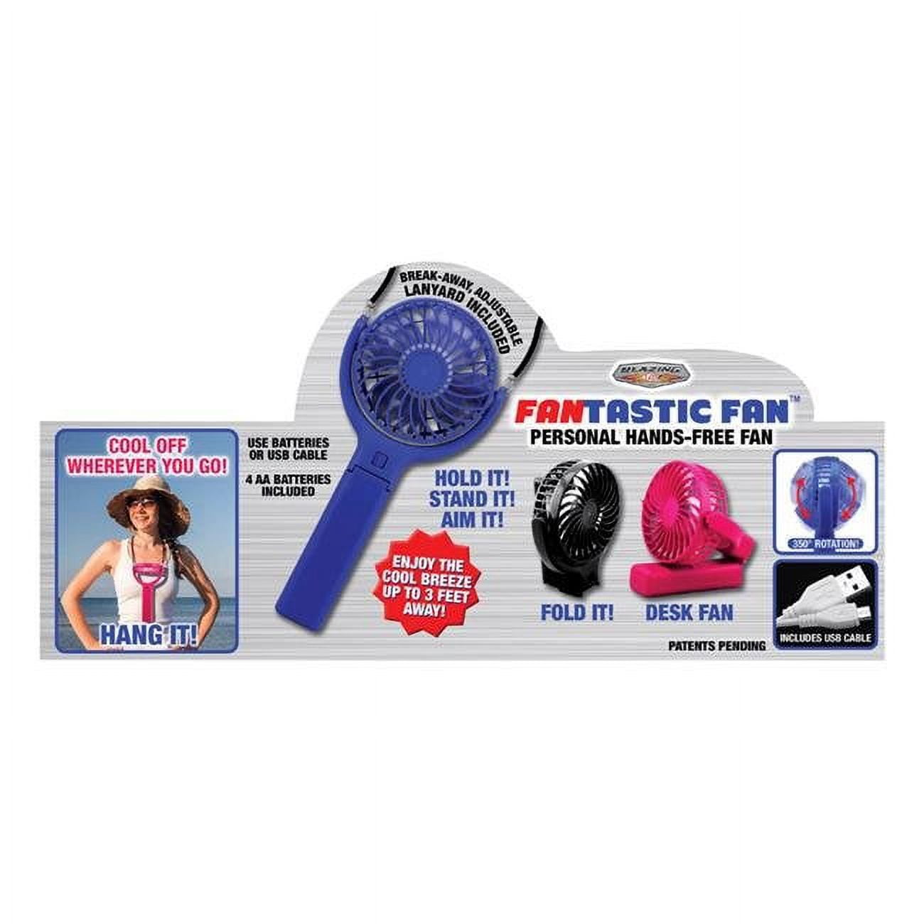Picture of Blazing LED-Z 9637505 Fantastic Hands Free Plastic Personal Fan&#44; Assorted - Pack of 12