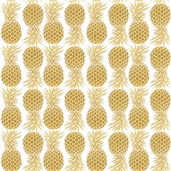 9 ft. x 18 in. Self Adhesive Shelf Liner, Gold Pineapple