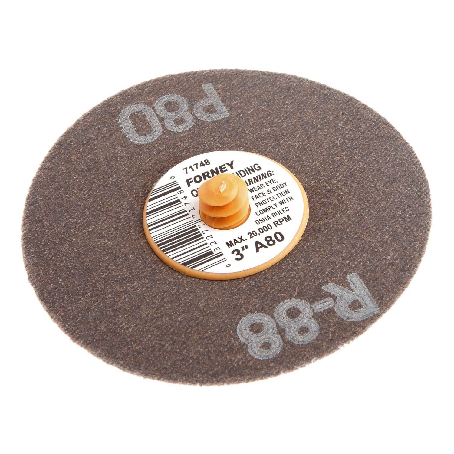 2407468 3 in. Mini-Sanding Disc, Quick Change - 80 Grit