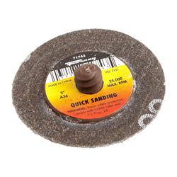 Picture of Forney Industries 2407500 2 in. Mini-Sanding Disc&#44; Quick Change - 36 Grit