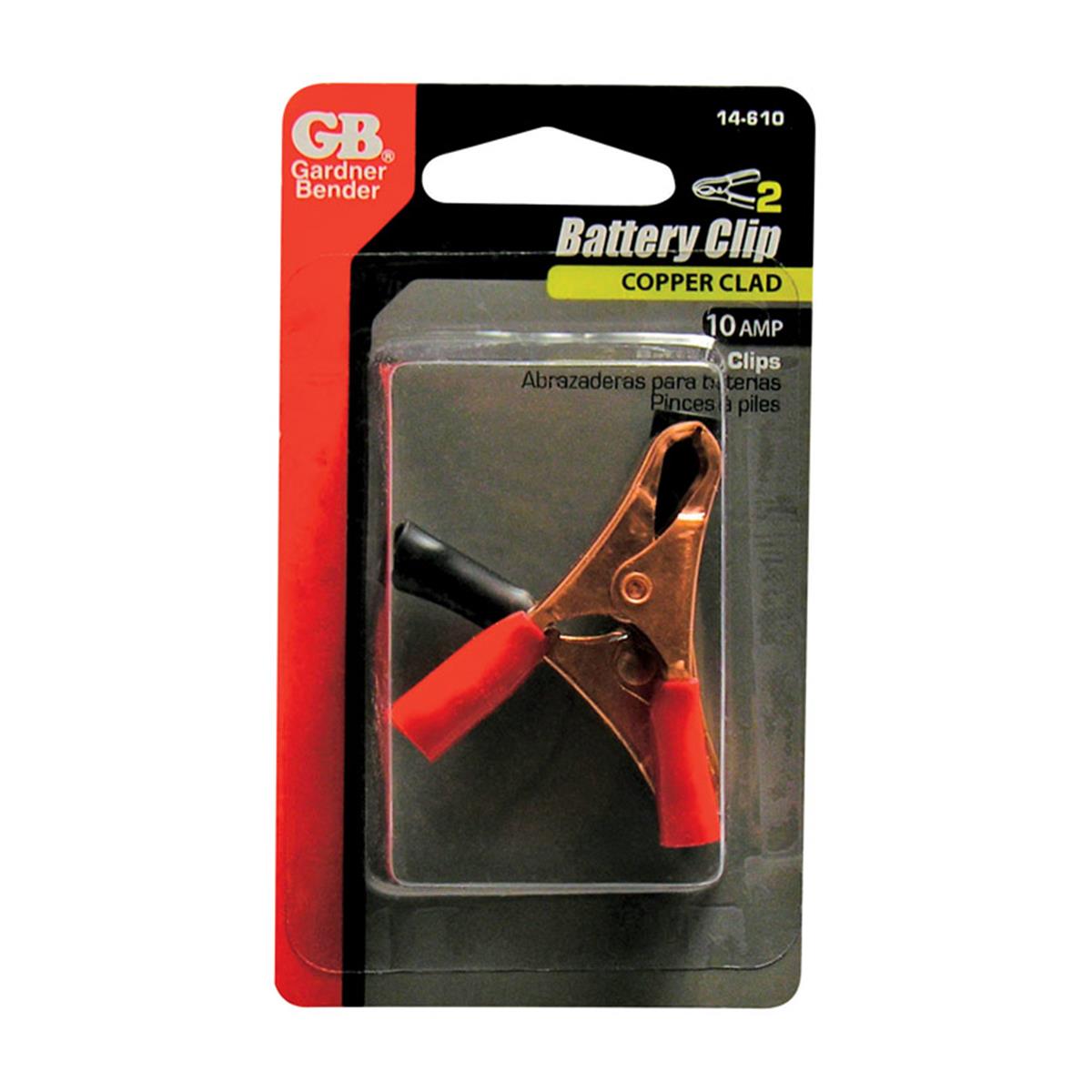 10 amp Insulated Battery Clamp - Red