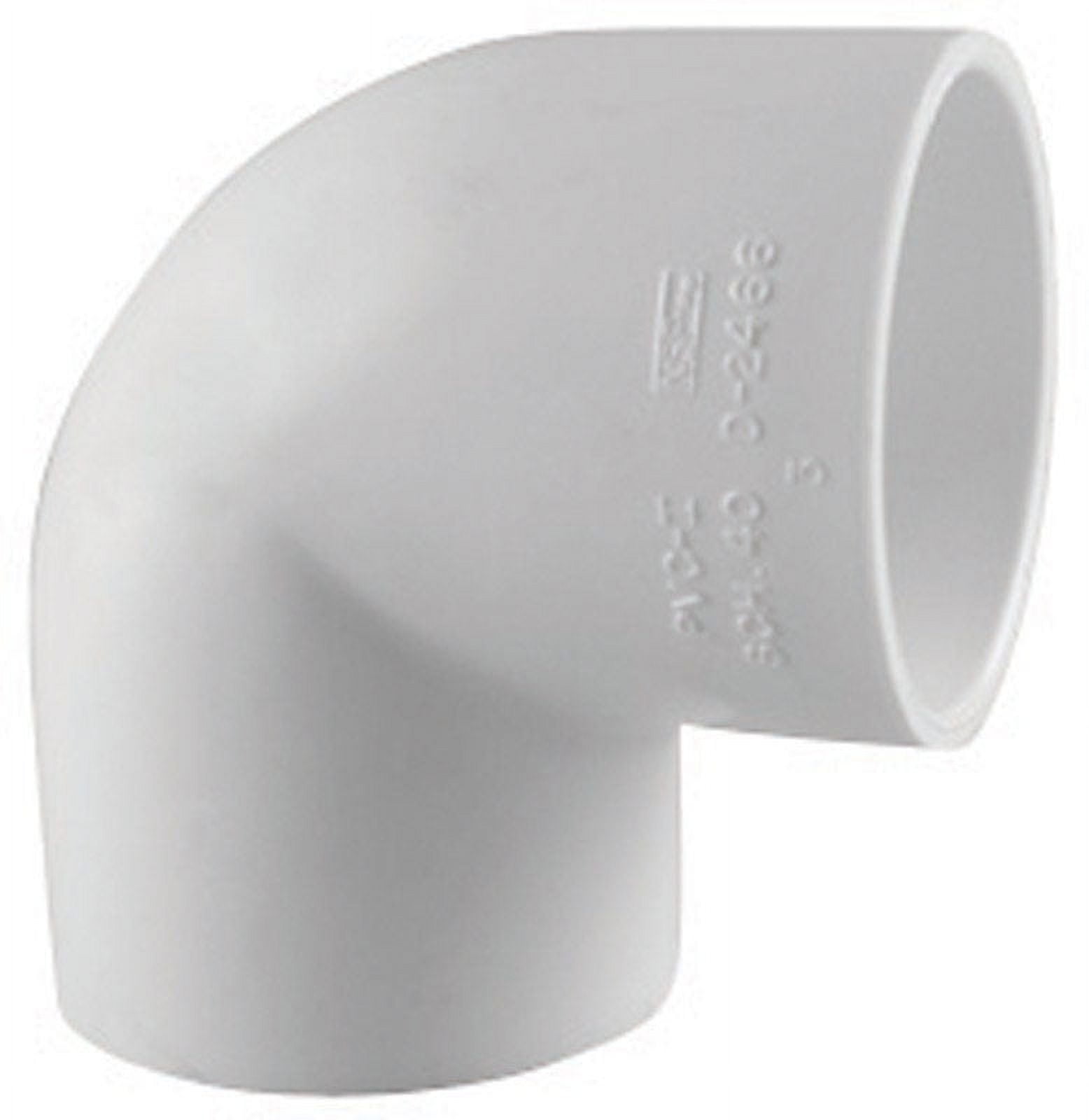 2.5 in. PVC Pipe Elbow Schedule 40 - White