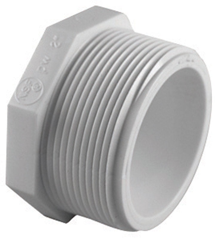 2.5 in. PVC Pipe Plug Schedule 40 - White