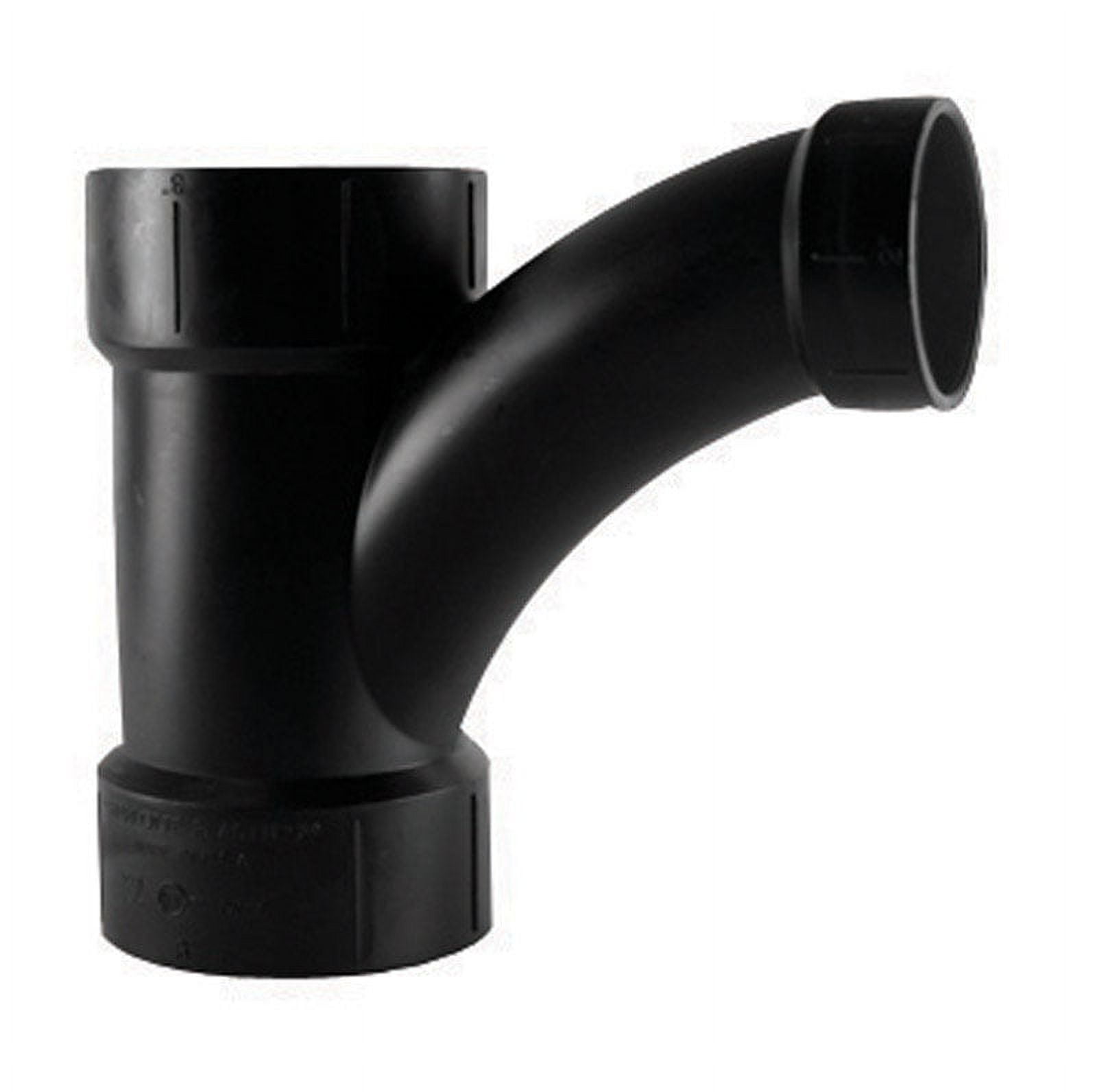 1.5 in. Abs & Dwv Long Turn Tee Wye - Black