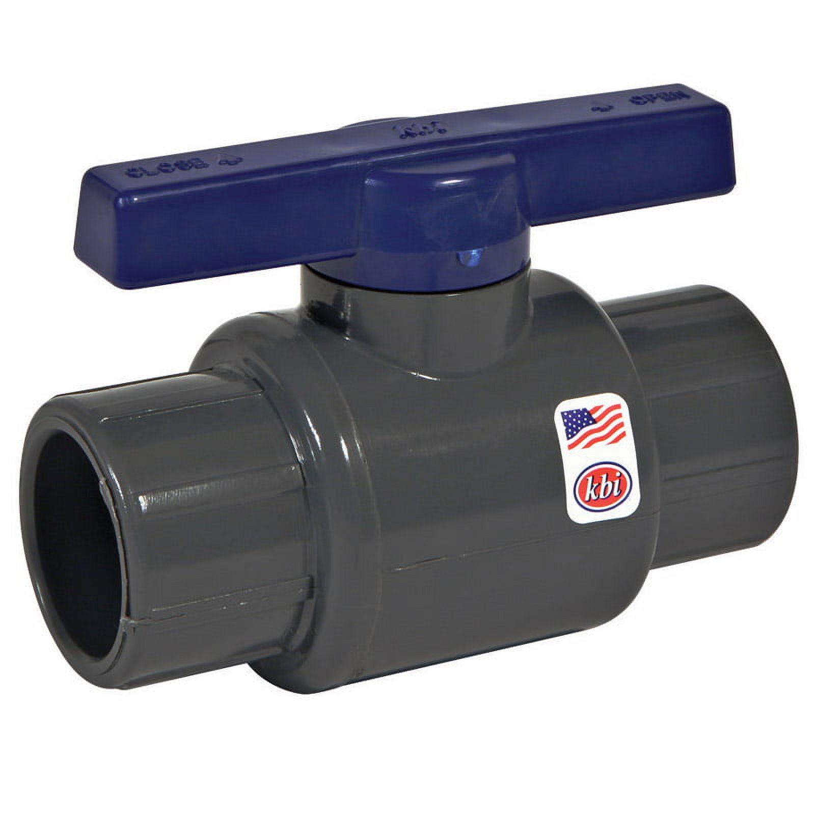 4184263 1.5 in. PVC Ball Valve, Schedule 80