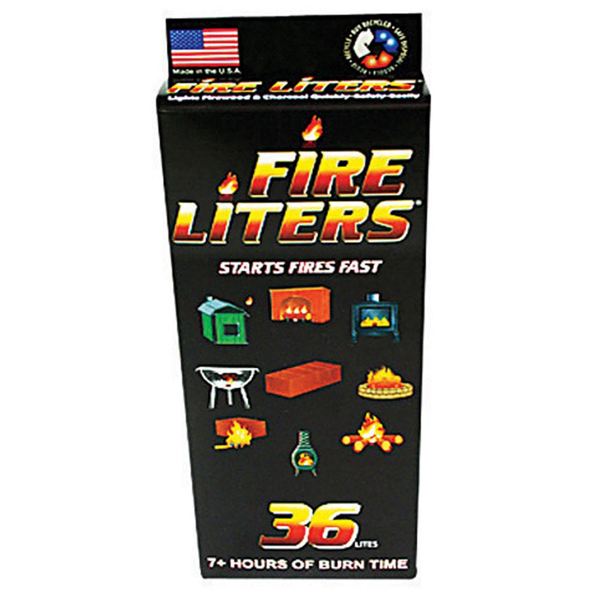 Picture of Fire Liters 4308870 Fire Starter Cubes - Pack of 36