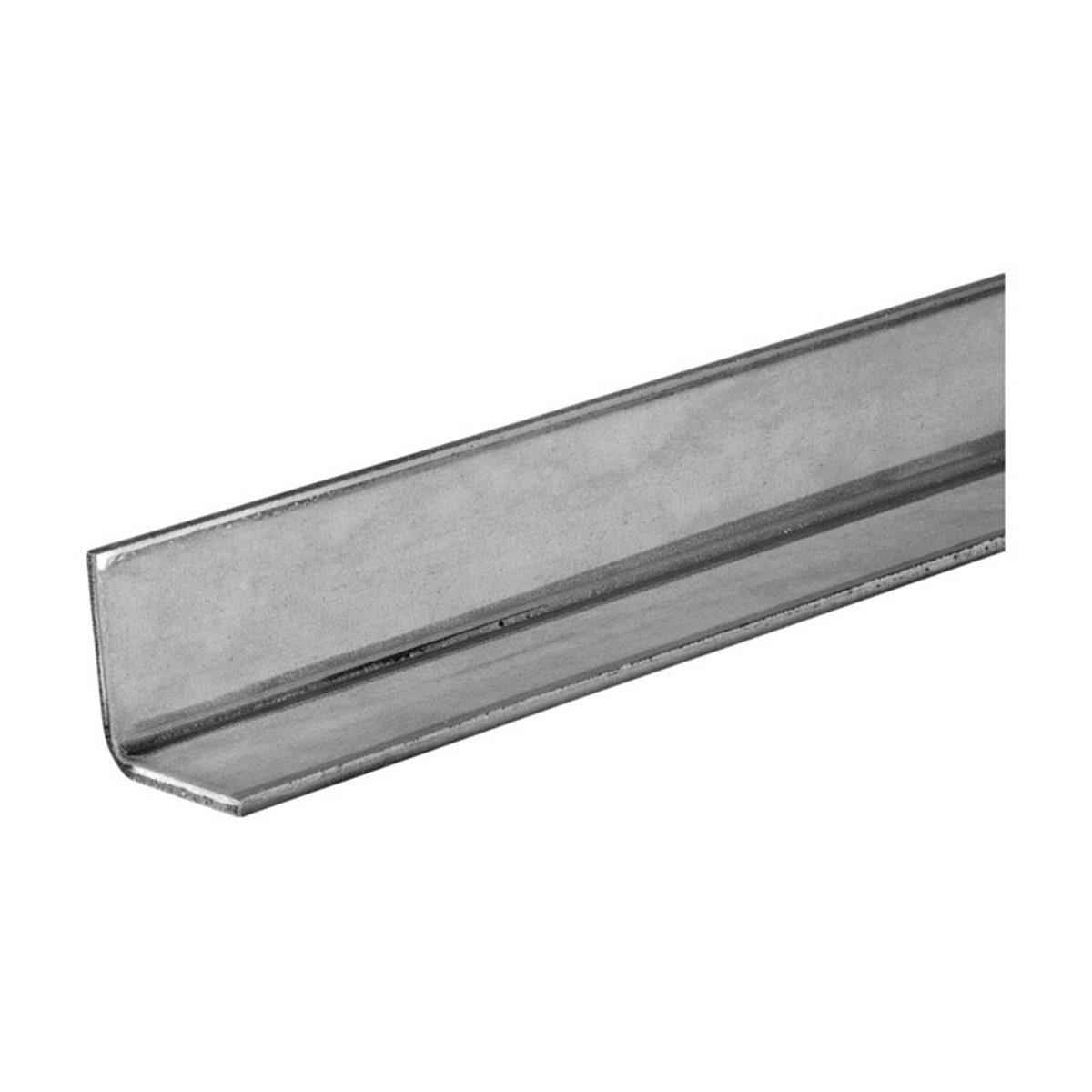 1 x 48 in. Zinc Plated Steel Angle