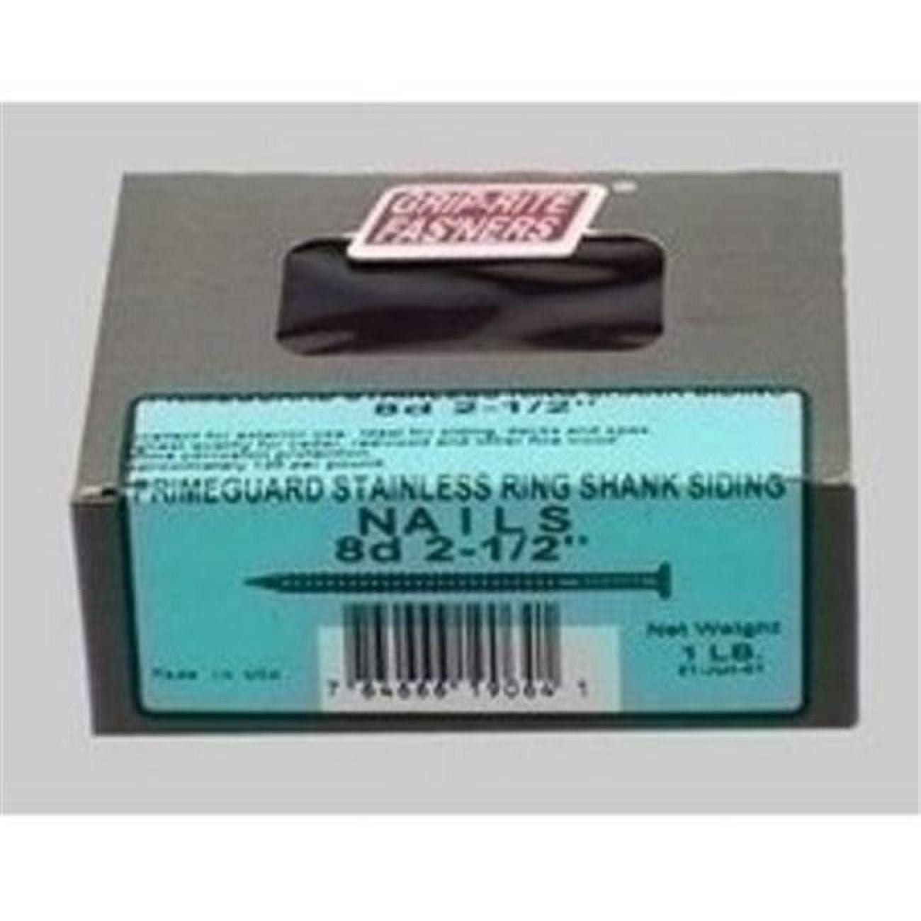 5dx1-3/4'' 14 ga 316 SS Siding Nail, 1 Lb.