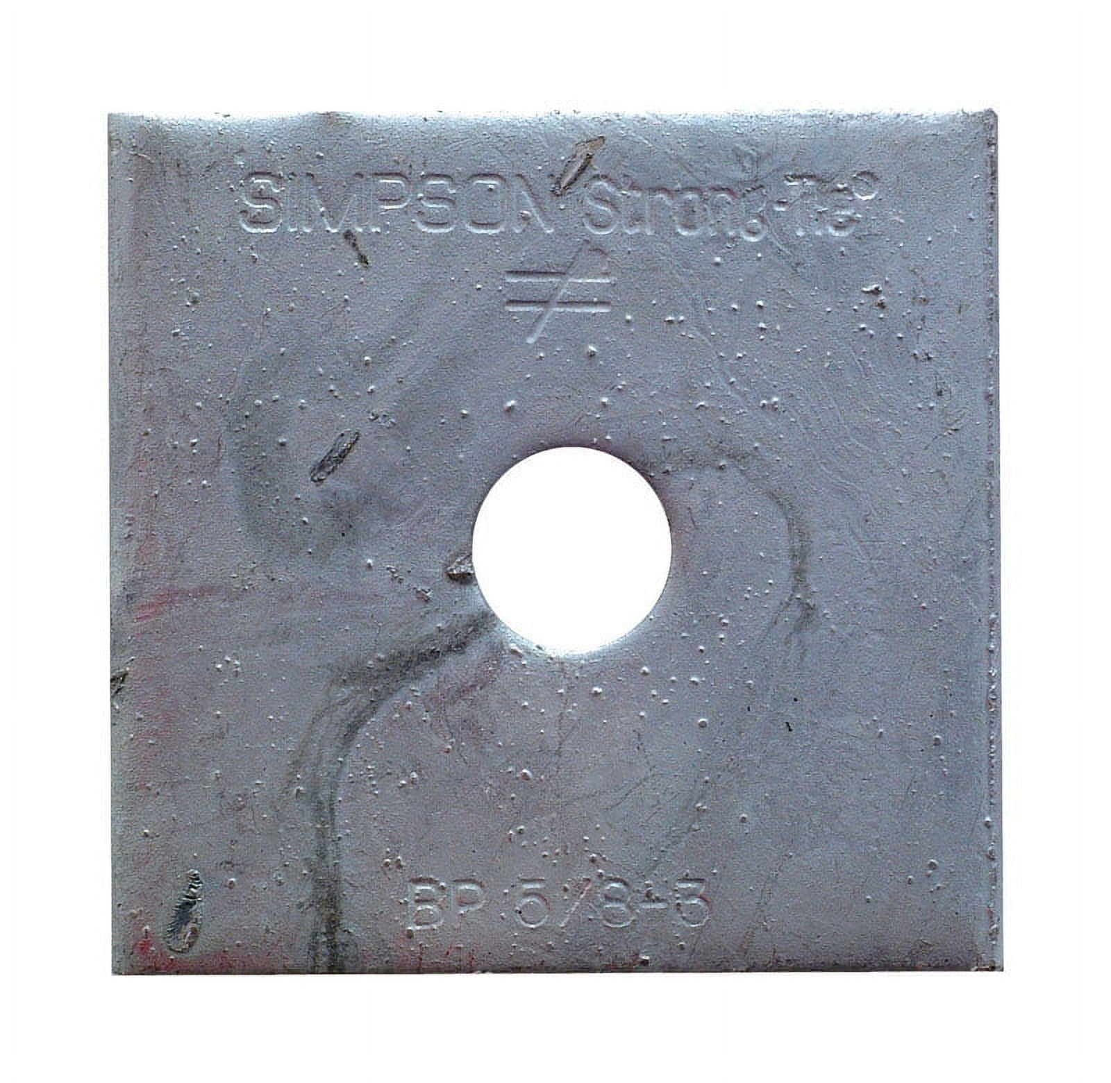 0.62 in. Bearing Plate HDG, Galvanized Steel