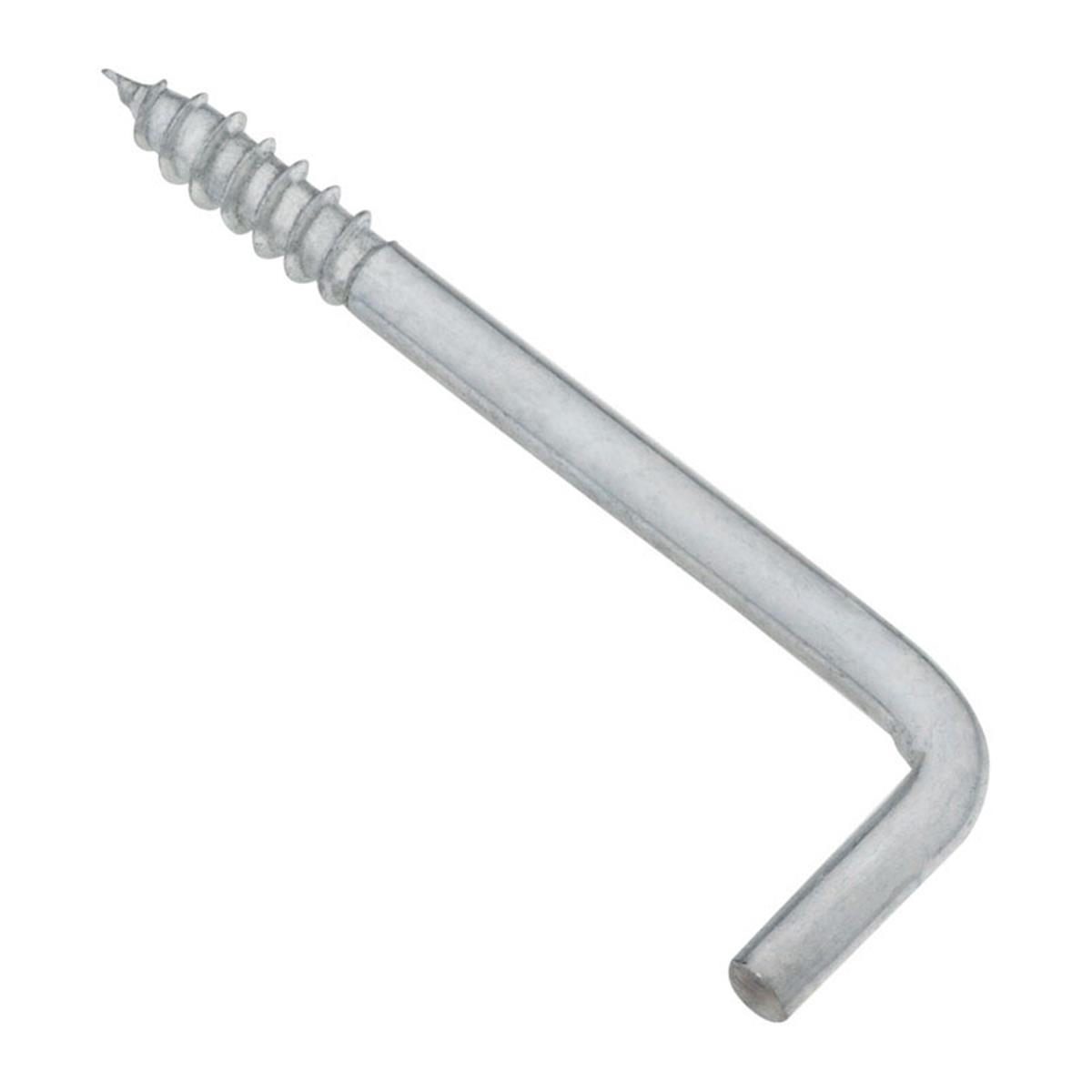 5706536 3.06 in. Square Bend Hook, Steel - Pack of 2
