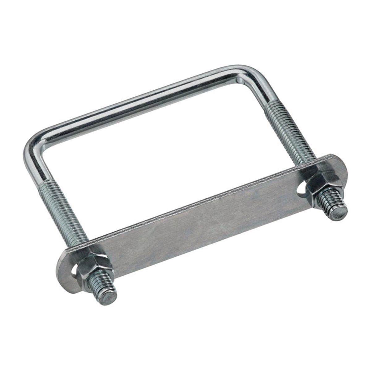 0.37 x 3-0.62 x 4 in. Steel Square U-Bolt