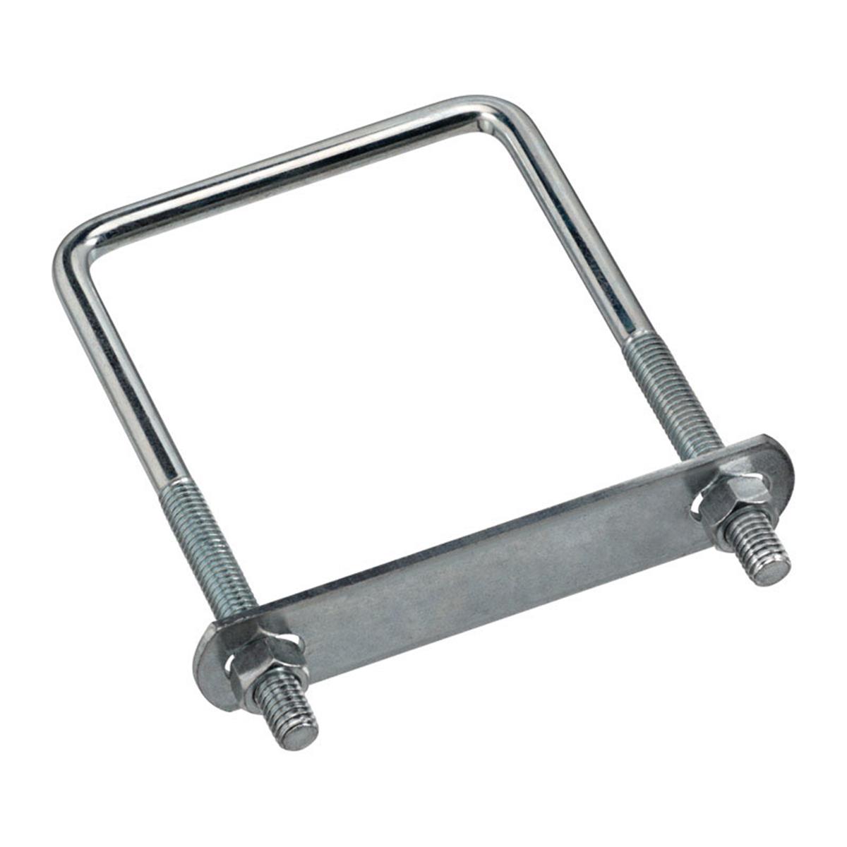 0.37 x 3-0.62 x 5 in. Steel Square U-Bolt