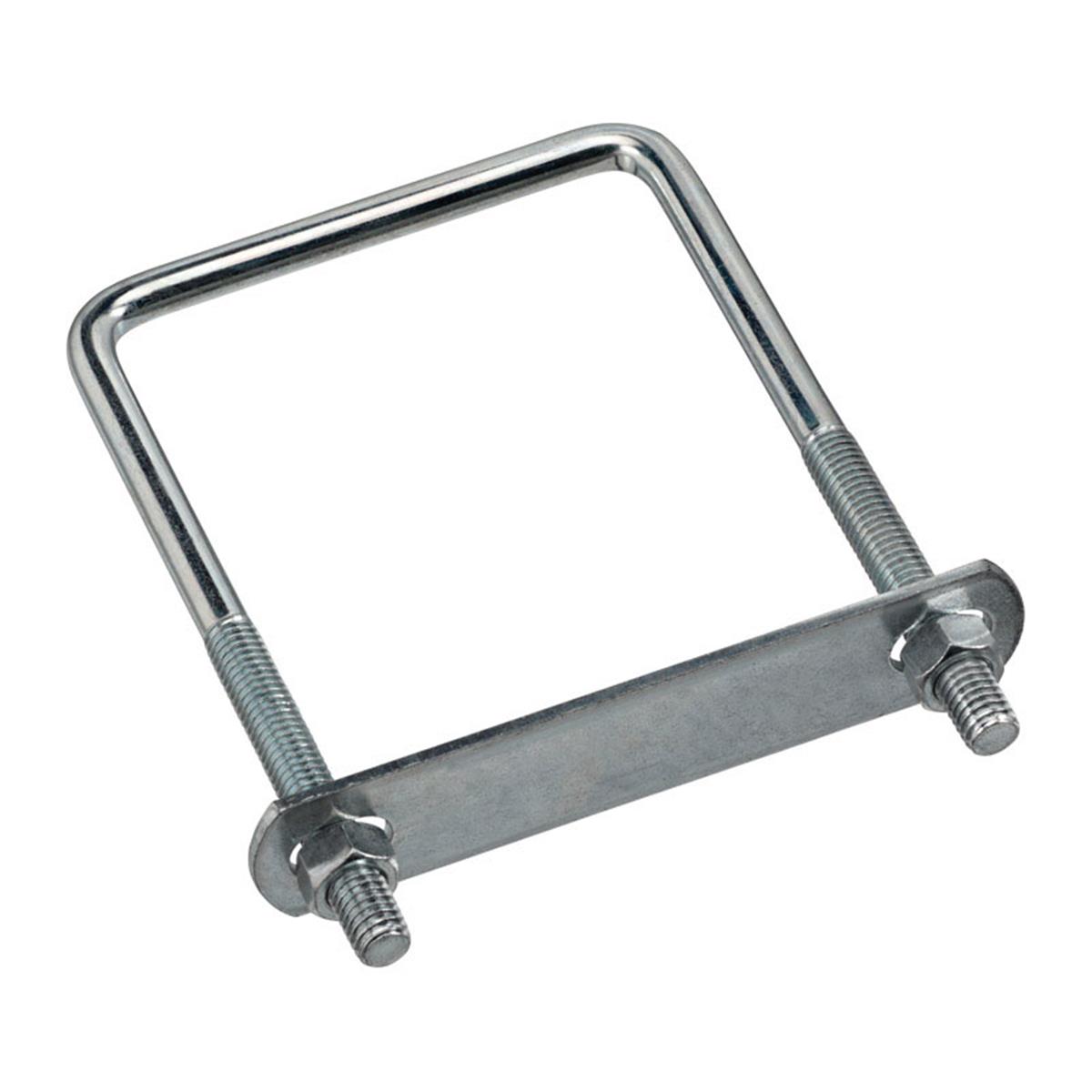 0.37 x 3-0.62 x 6 in. Steel Square U-Bolt