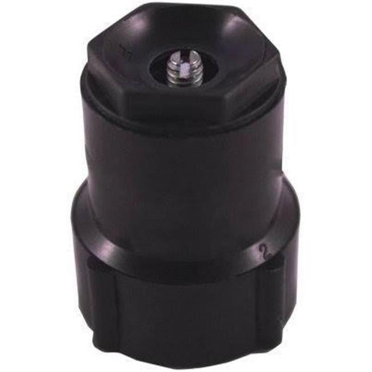 72633 Spray Shrub Head Plastic Quarter Circle, Black