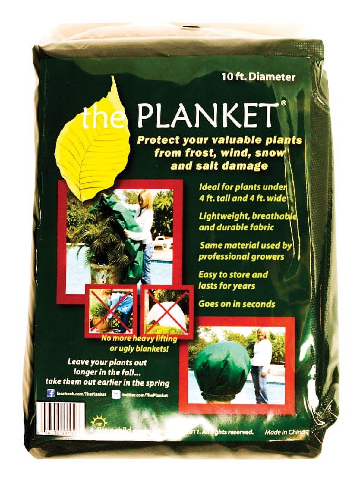 7367295 10 ft. Planket Frost Protection Blanket, Round