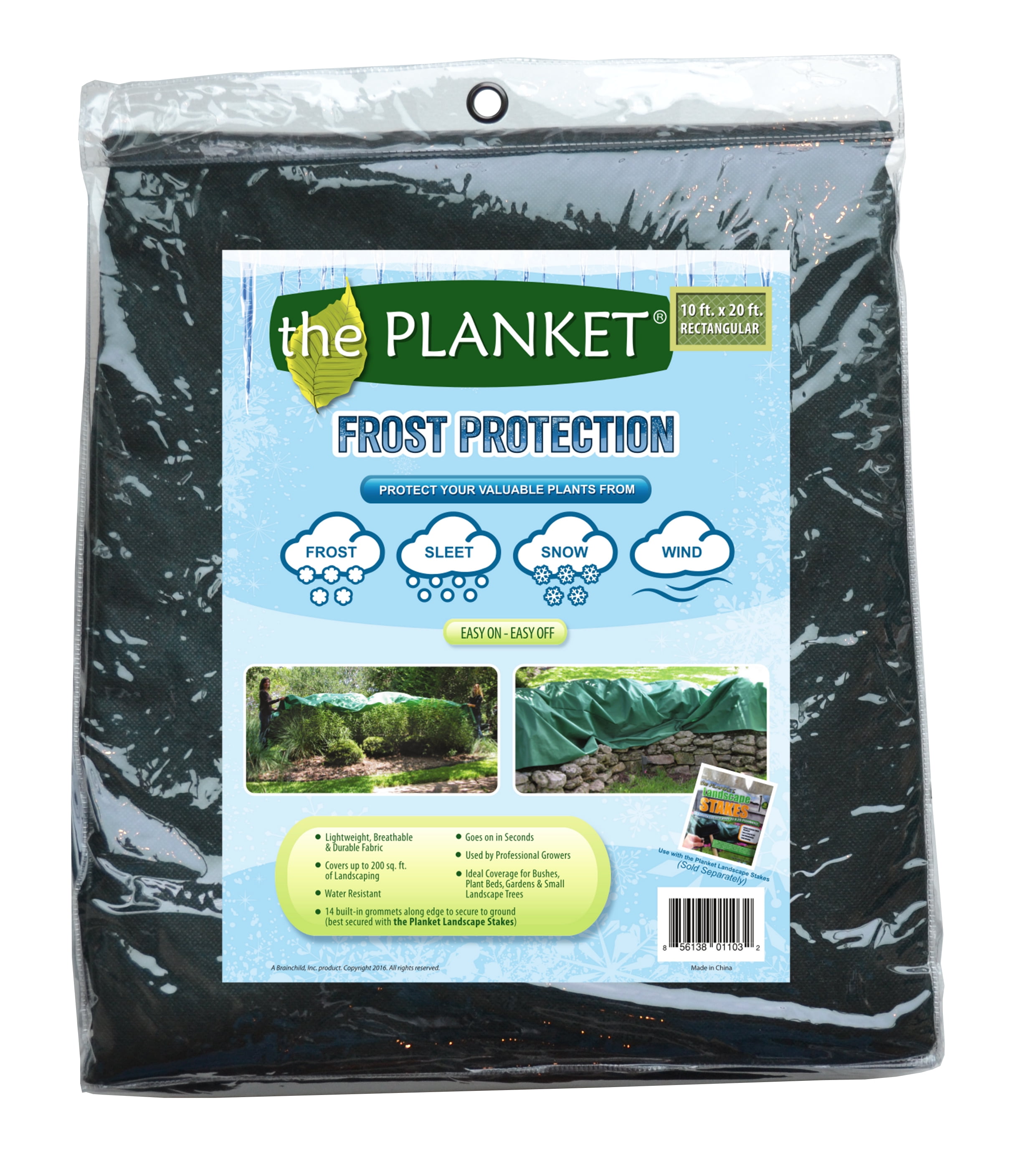 7367303 10 x 20 ft. Frost Protection Plant Cover  Rectangle - Pack of 6