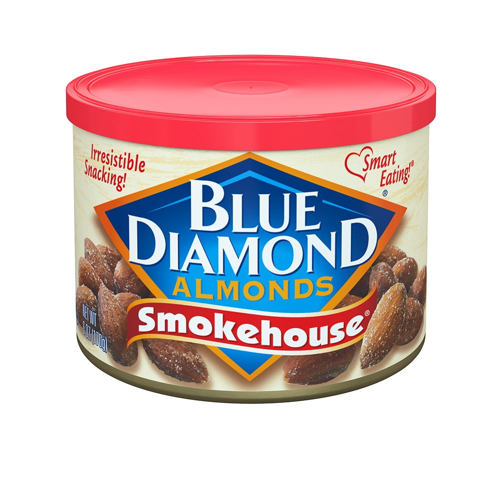 Picture of Blue Diamond Growers 9124066 6 oz Smokehouse Almonds Can