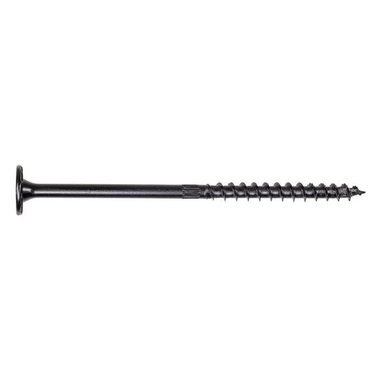 5.5 in. Washer Wood Screw, Black - Pack of 12