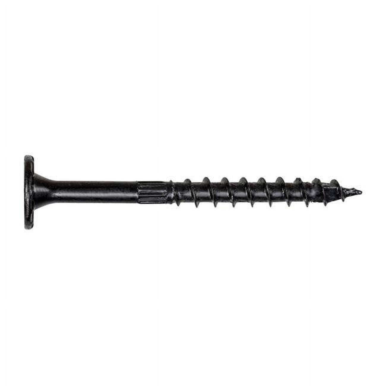 3.5 in. Washer Wood Screw, Black - Pack of 50