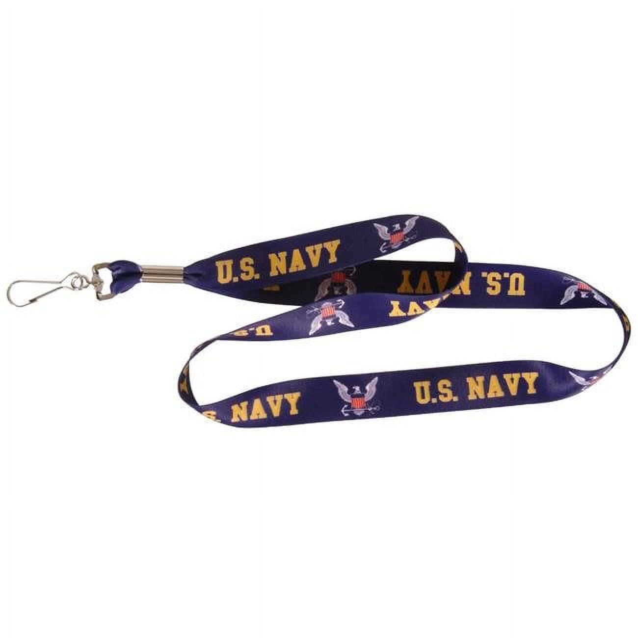 Picture of Hillman 5971197 Polyester Decorative Key Chain Lanyard, U.S. Navy - Pack of 6