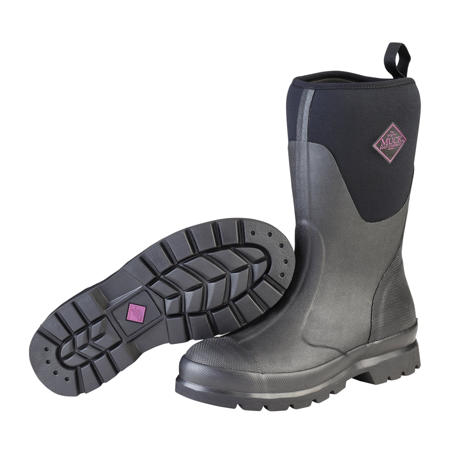Womens Rain Boots, 9 US - Black