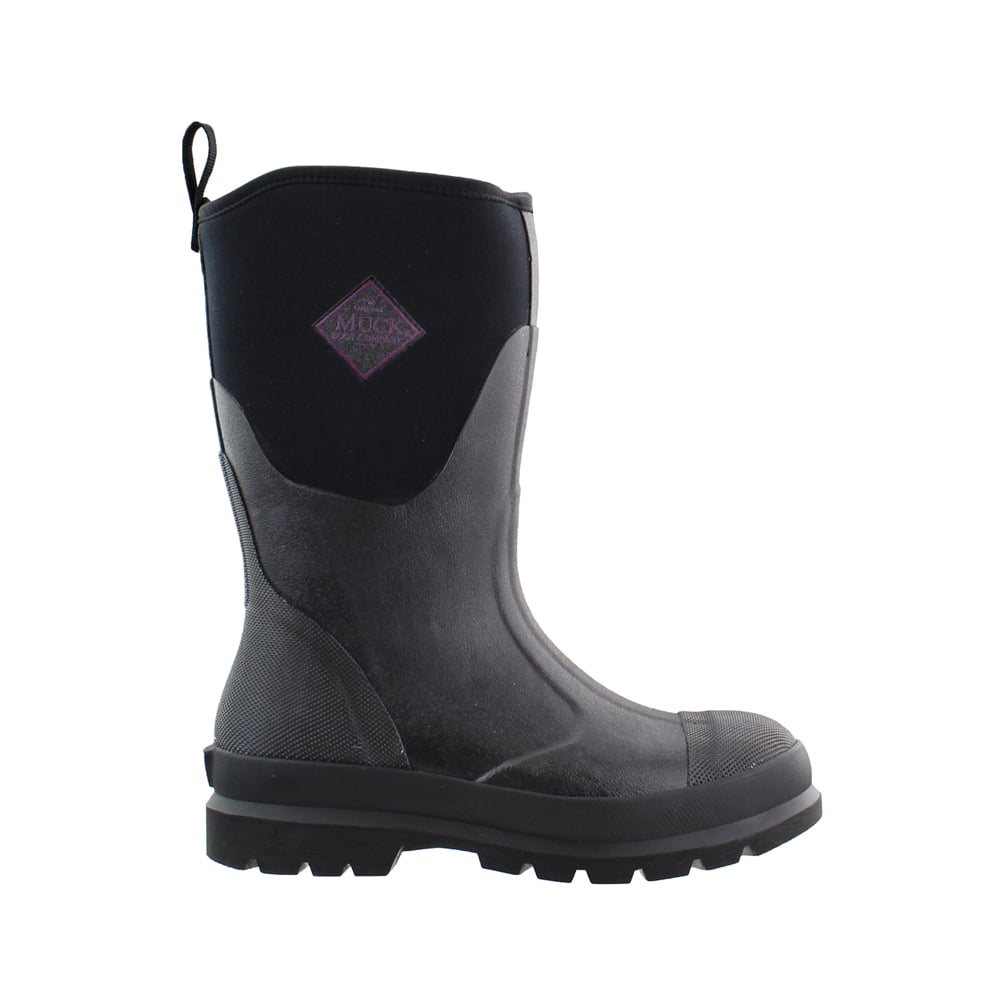 Womens Rain Boots, 5 US - Black 